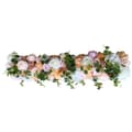 Miniatyrbillede 1 af 2: Kunstig Blomster Vinstok, Pink Hvid Farve, Ideel til Bryllupsdekoration,Lyserød Hvid