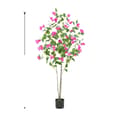 Miniatyrbillede 1 af 2: Kunstig Bougainvillea Træ, Livagtige Silke Blade, Perfekt til Hjemmedekoration,1,5m
