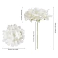 Miniatyrbild 2 av 2: Konstgjorda Blommor, Polyester Material, Blomhuvud Stil,vit, 305st