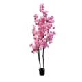 Miniatyrbillede 1 af 2: Kunstig Kirsebærblomsttræ, Gulvplacering, Egnet til Udendørs Brug,180cm