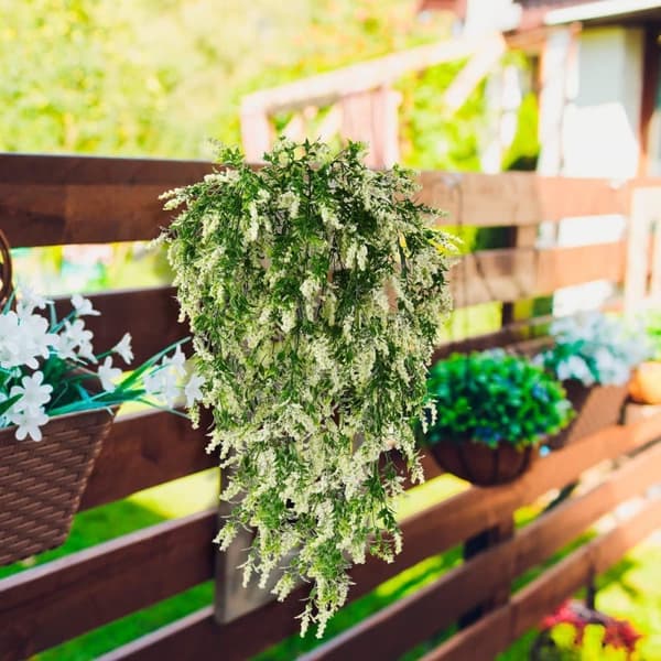 Lollanda Kunstige VedHæng Blomster 2-pak, Vedbend Guirlande, Kunstige Blomsterguirlander - DIY Hængende Planter, 70 cm