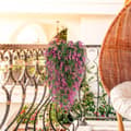 Miniatyrbillede 7 af 7: Moorle 2-pak kunstige lavendel vinstokke, kunstige blomsterguirlander - guirlande vedhæng dekoration til indendørs / udendørs, 70 cm