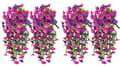 Miniatyrbillede 1 af 6: Moorle 4-pak Hængende Morgenfrue, Kunstige Vedhæng Blomster - Home Decor, 76 cm