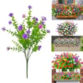Miniatyrbild 1 av 11: Lollanda Konstgjorda Eukalyptusblommor 6 Buntar, 32 cm, UV-beständiga, Böjbara för Inomhus- och Utomhusdekoration