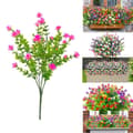 Miniatyrbild 1 av 11: Lollanda Konstgjorda Eukalyptusblommor 6 Buntar, 32 cm, UV-beständiga, Böjbara för Inomhus- och Utomhusdekoration