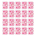 Miniatyrbild 2 av 2: Konstgjorda blomväggspaneler, silke och plast, 20 st 60x40 cm,Rosa