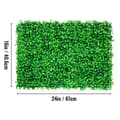Pikkukuva 2 / 2: Buxus-aita seinäpaneeli, lukittavat liittimet, sisä- ja ulkokoristeet,24x16 tuumaa 60x40 cm, 8 KPL