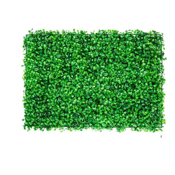 Buxus-aita seinäpaneeli, lukittavat liittimet, sisä- ja ulkokoristeet,24x16 tuumaa 60x40 cm, 8 KPL