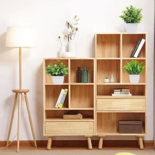 Lollanda 4 Kunstige Planter med Potte, Kunstig Plante - 17x12 cm til Hjem & Kontor