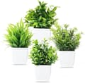 Miniatyrbillede 1 af 9: Moorle 4-pak kunstige planter med potter – små kunstige planter til borddekoration, hjem og arbejdsplads
