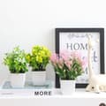 Miniatyrbild 4 av 10: Lollanda 6-Pack Konstgjorda Växter i Kruka – Mini Blommor för Hem- och Kontorsdekoration