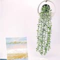 Miniatyrbild 7 av 7: Lollanda Konstväxt med Blomkruka – 1 St Konstgjord Växt (60 cm), Kan Hängas Upp