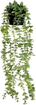 Miniatyrbild 1 av 7: Lollanda Konstväxt med Blomkruka – 1 St Konstgjord Växt (60 cm), Kan Hängas Upp