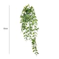 Miniatyrbild 2 av 4: Lollanda Konstväxt med Blomkruka – 1 St Konstgjord Växt (60 cm), Kan Hängas Upp