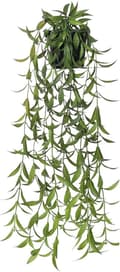 Miniatyrbild 1 av 4: Lollanda Konstväxt med Blomkruka – 1 St Konstgjord Växt (60 cm), Kan Hängas Upp