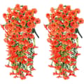 Miniatyrbild 1 av 4: Lollanda 2-pack Konstgjorda Hängblommor 75 cm, Hängande Konstgjord Morning - UV-resistenta, Naturtrogna För Trädgård & Heminredning