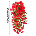 Miniatyrbild 2 av 4: Lollanda 2-pack Konstgjorda Hängblommor 75 cm, Hängande Konstgjord Morning - UV-resistenta, Naturtrogna För Trädgård & Heminredning