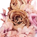 Miniatyrbillede 1 af 2: Kunstig Blomster Vægpanel, 6 Stk. Falsk Blomster Baggrund, Silke Rose, 60*40 cm,Efterårs Pink, 60x40cm