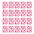 Miniatyrbild 2 av 2: Blomväggspaneler, 20 stycken, Realistisk design, Inomhus/Utebruk,rosa