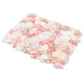 Miniatyrbild 1 av 2: Konstgjord Blomvägg, Silke och Plastmaterial, Elegant Design, 12-delars Set,Rosa