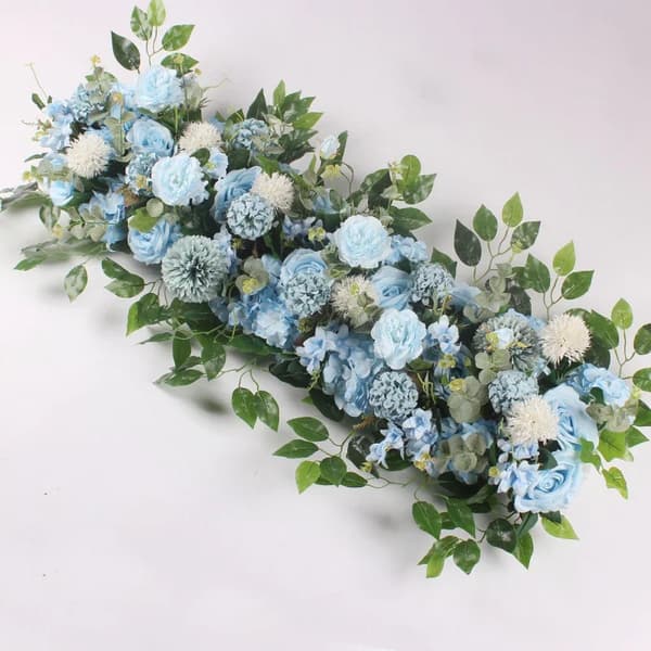 DIY Bryllupsblomster Vægdekoration, Silkemateriale, 1 stk Pakke,A6, 100cm