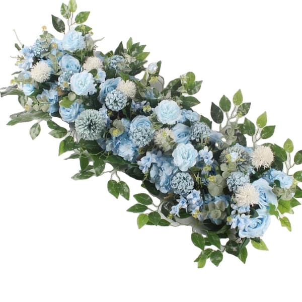 DIY Bryllupsblomster Vægdekoration, Silkemateriale, 1 stk Pakke,A6, 100cm