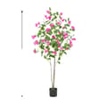 Miniatyrbillede 1 af 2: Bougainvillea Kunstigt Træ, Tørret Blomster Materiale, Gulvplacering, Alsidig Brug,180cm