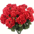 Miniatyrbillede 1 af 6: OBOSOE 24-pak kunstige pelargonier, UV-resistente falske blomster udendørs planter indretning