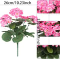 Miniatyrbillede 2 af 7: OBOSOE 24-pak kunstige pelargonier, UV-resistente falske blomster udendørs planter indretning