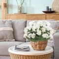 Miniatyrbillede 3 af 7: OBOSOE 24-pak kunstige pelargonier, UV-resistente falske blomster udendørs planter indretning