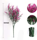 Miniatyrbillede 2 af 7: OBOSOE 20-pak kunstige blomster udendørs UV-resistente – kunstige planter og plastplanter til haveindretning