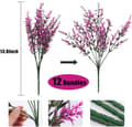 Miniatyrbillede 2 af 5: OBOSOE 20-pak kunstige blomster udendørs UV-resistente – kunstige planter og plastplanter til haveindretning