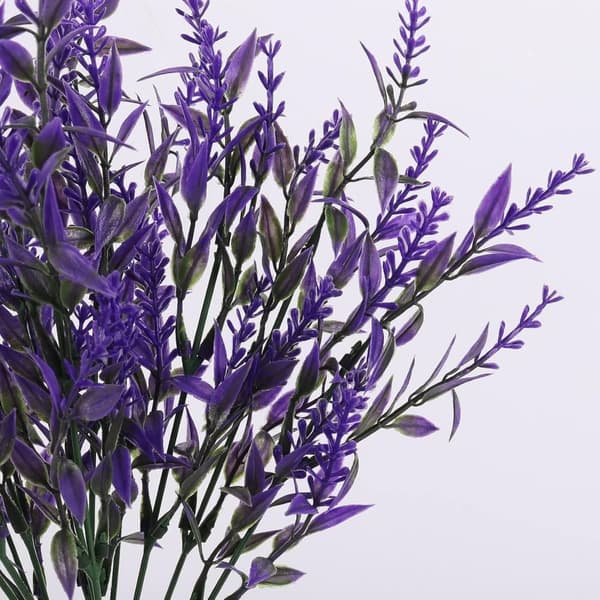 OBOSOE 20-pak kunstige blomster udendørs UV-resistente – kunstige planter og plastplanter til haveindretning