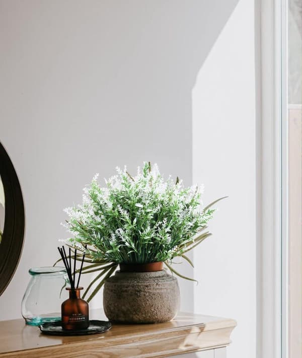OBOSOE 20-pak kunstige blomster udendørs UV-resistente – kunstige planter og plastplanter til haveindretning