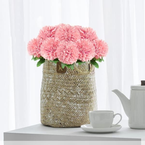 Lollanda 12-pak kunstige hortensiaer – realistiske blomsterbuketter til hjem, have og festdekoration