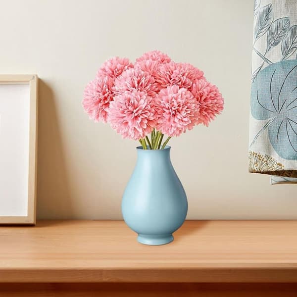Lollanda 12-pak kunstige hortensiaer – realistiske blomsterbuketter til hjem, have og festdekoration