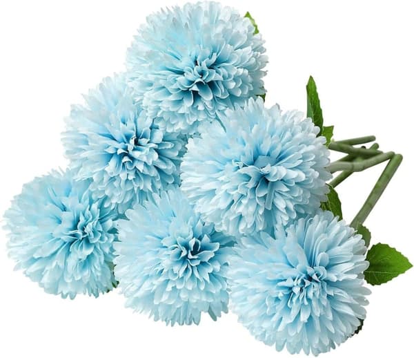Lollanda 12-pak kunstige hortensiaer – realistiske blomsterbuketter til hjem, have og festdekoration