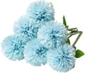 Miniatyrbillede 1 af 8: Lollanda 12-pak kunstige hortensiaer – realistiske blomsterbuketter til hjem, have og festdekoration