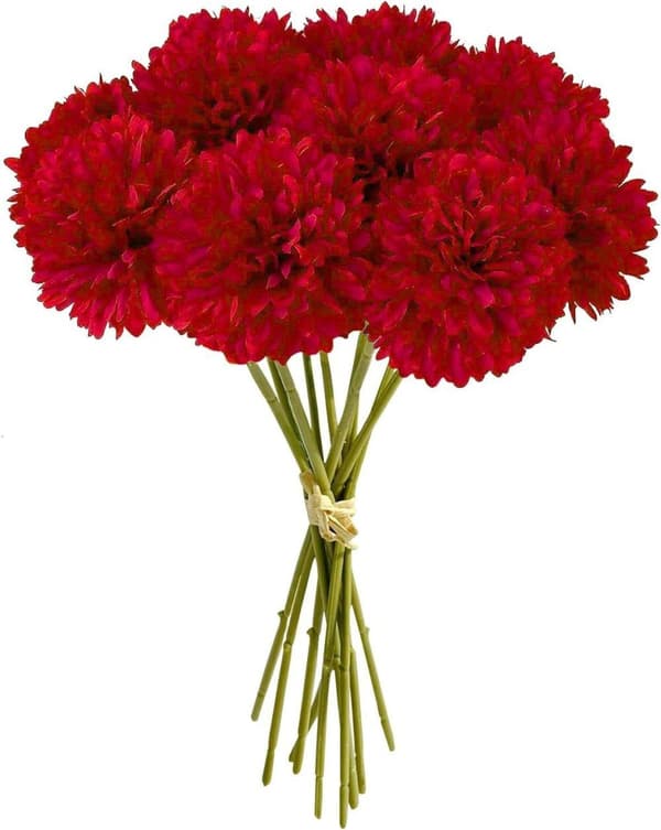 Lollanda 12-pak kunstige hortensiaer – realistiske blomsterbuketter til hjem, have og festdekoration