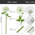 Miniatyrbillede 5 af 6: Lollanda 12-pak kunstige hortensiaer – realistiske blomsterbuketter til hjem, have og festdekoration