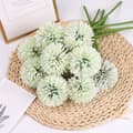 Miniatyrbillede 6 af 6: Lollanda 12-pak kunstige hortensiaer – realistiske blomsterbuketter til hjem, have og festdekoration