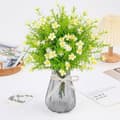 Miniatyrbillede 5 af 7: Lollanda kunstige blomster 6 stk, kunstige blomster – vejrbestandige, formbare, dekoration - naturtro blomster til have- og boligindretning
