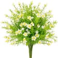 Miniatyrbillede 1 af 7: Lollanda kunstige blomster 6 stk, kunstige blomster – vejrbestandige, formbare, dekoration - naturtro blomster til have- og boligindretning