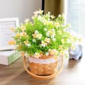 Miniatyrbillede 3 af 7: Lollanda kunstige blomster 6 stk, kunstige blomster – vejrbestandige, formbare, dekoration - naturtro blomster til have- og boligindretning