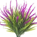Miniatyrbillede 1 af 7: OBOSOE 10 bundter kunstige blomster med græs kunstige blomster til have og vindueskasse