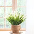 Miniatyrbillede 2 af 7: OBOSOE 10 bundter kunstige blomster med græs kunstige blomster til have og vindueskasse