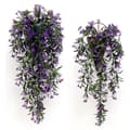 Miniatyrbillede 2 af 8: Lollanda Kunstig Vedbend 2 stk, Hængende kunstige blomster – 74 cm, Vejrbestandig, Formbar, Vejrbestandig Dekoration, Naturtro blomster til T