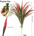 Miniatyrbillede 7 af 7: OBOSOE 16 stk kunstige blomster og kunstige planter UV-resistente til have- og vinduesdekoration