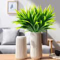 Miniatyrbillede 2 af 7: OBOSOE 16 stk kunstige blomster og kunstige planter UV-resistente til have- og vinduesdekoration