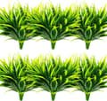 Miniatyrbillede 1 af 7: OBOSOE 16 stk kunstige blomster og kunstige planter UV-resistente til have- og vinduesdekoration